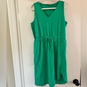 Loft Green Dress with Pockets